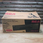 Read Rca VR618HF Vcr Player Vhs Recorder With Box - No Remote Tested & Working Used. Price: $59.99.