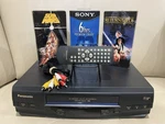 Vtg Panasonic PV-4520 Omnivision 4-HEAD Hi-fi Stereo Vhs Vcr Tested Blue Line Used. Price: $149.00.