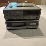 Vintage Panasonic PV-8000 Portable Vhs Vcr & PV-A850 Tuner Lot Tested Working Used. Price: $145.00.