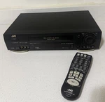 Jvc Stereo Video Cassette Hi-fi Vcr Vhs Player/recorder With Remote Open. Price: $134.75.