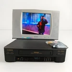 Fisher FVH-4511 Vhs Video Cassette Recorder Player W/cables No Remote Tested Used. Price: $37.00.