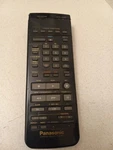 Panasonic Vcr Remote Control For RTVSQS0806 PVS4980 PV4960K PV4961 Vtg Used. Price: $12.00.