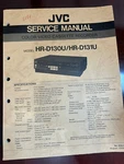 Jvc HR-D130U HR-D131U Vcr Repair Service Manual From Usa **original** Very. Price: $29.99.