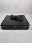 Zenith VR4206HF Vcr Player Recorder Vhs Tested Working Cables Used. Price: $37.95.