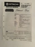 Hitachi VT-M140A/VT-M141A/M140AW/M131A NO.3263E Video Cassette Recorder Manual Good. Price: $24.95.