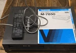 Toshiba M-7850 4-HEAD Vhs Video Cassette Recorder With Remote And Manual Used. Price: $215.00.