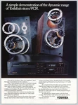 Toshiba V-S46 Stereo Vcr Hi-fi Specs Digital Wayne Nj 1985 Vintage Print Ad Used. Price: $12.85.