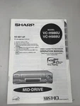 Sharp Vcr Vhs Owner's Manual # VC-H986U VC-H988U Mid Drive Used. Price: $14.90.