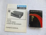 Sanyo Vcr 6800 Beta Original Service Manual Owner's And ALLSOP3 Cleaner Good. Price: $17.00.