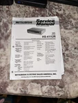 Mitsubishi HS-411UR Original Service Manual Good. Price: $19.00.