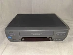 Serviced Jvc HR-A35U Vcr Player Pro-cision 19 Vhs 4 Head Silver No Remote Used. Price: $115.00.