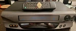 Broksonic Head Vhs Vcr Player (VAHFA-6741GST) Video Cassette Tape Recorder Used. Price: $89.99.