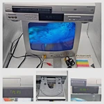 Panasonic PV-D4743S Dvd Vcr Player Remote Control Cables Blank Vhs Tape Tested Used. Price: $160.15.