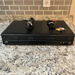 Jvc Hi-fi Dvd & Vcr Combo Vhs Player W/ Cables Tested Working No Remote Used. Price: $55.00.