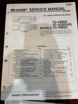 Orig. Sharp VC-A582U(A) VC-H982U Vcr Service Manual *original* Very. Price: $24.99.