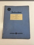 Original General Electric (ge) Type 2A Oscilloscope Instruction Manual Good. Price: $9.95.
