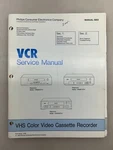 Magnavox VR9260AT01 VR9261AT01 VR9262AT01 Original Service Manual Free Shipping Good. Price: $14.00.