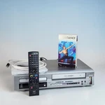Hitachi DV-PF2U MP3 Jpeg Vcr Vhs Side Working W/remote, Manual, Cables No Dvd Used. Price: $49.99.