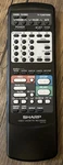 Sharp G0574GE Vcr Remote Control VC-A610U VC-A630U VC-H870U VC-H890U VC-H860U Open. Price: $79.99.