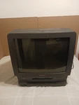 Vintage Panasonic PV-M2046 Retro Gaming Vcr Tv Combo. Not Working Used. Price: $225.00.