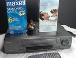 Sharp VC-A542U 4-HEAD Vcr Vhs Player W/remote Tested Works Great Bundle Used. Price: $79.99.