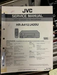 Jvc HR-A41U HR-J420U HRA41U HRJ420U Repair & Service Manual *original* Very. Price: $28.99.