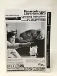 Panasonic Omnivision Vhs Operating Instructions PV-9664 PV-9668 Vcr Manual Very. Price: $14.95.
