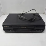 Quasar VHQ-450 Vcr Vhs Player Recorder Omnivision 4HEAD Hifi No Remote Untested Used. Price: $27.36.
