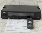 Toshiba W-607 Vcr Fi Stereo 4 Head Video Cassette Recorder Tested Works Read Used. Price: $59.99.