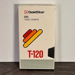 New Sealed Vhs Tape Goldstar Std Ultra Precise T-120. Price: $7.99.