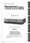 Panasonic PV-4652 Vcr Owners Instruction Manual Brand. Price: $22.24.