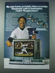 1981 Panasonic Omnivision Ad - Reggie Jackson Used. Price: $17.99.