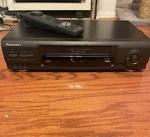 Panasonic PV-V4600 Vcr 4-HEAD Hi-fi Vhs Player Blue Line Remote Tested Used. Price: $71.99.
