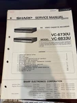 Orig. Sharp VC-6730U VC-6833U VC8333U Vcr Repair & Service Manual *original* Very. Price: $9.99.