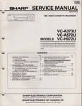 Sharp Video Cassette Recorder Service Manual VC-A373U, VC-A572U, VC-H972U Good. Price: $13.00.