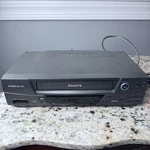 Philips VR620CAT21 Hi-fi Stereo 4-HEAD Vcr Vhs Recorder No Remote Tested Used. Price: $32.99.