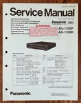 Panasonic Vintage Vhs Industrial Vcr AG-1290 Original Factory Service Manual Like. Price: $16.00.