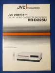 Jvc HR-D225U Vcr Owner Instruction Manual Factory Original The Real Thing Unspecified. Price: $7.75.