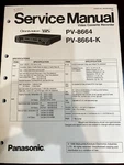 Panasonic PV-8664K Service Manual From The Usa **original** Very. Price: $28.99.