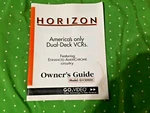 Horizon Video Model GV3050X Owners Manual. Good. Price: $9.95.