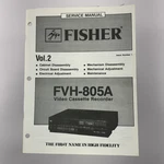 Fisher Service Manual FVH-805A Vol 2 Video Cassette Recorder Very. Price: $19.99.