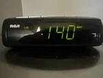 Vintage Style Rca Alarm Clock Am/fm Radio PR5400A Great Cond Plug & Battery Used. Price: $14.99.