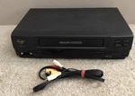 Philips Magnavox Head Vcr Vhs Hq Model #VRX342AT21 (no Remote) Used. Price: $44.95.