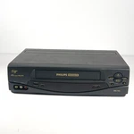 Philips Magnavox Vhs Vcr Player VRZ262AT22 Tested And Working-no Remote 4-HEAD Used. Price: $46.00.