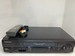 Panasonic Vcr Plus PV-V4601 Blue Line Head Hi-fi Stereo Omnivision W/ Remote Used. Price: $75.00.