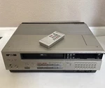 Vintage Jvc HR-7650U Vhs Video Cassette Vcr Plays But Eject Is Sometimes Faulty Used. Price: $179.90.