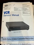 Magnavox VR2072AT01 Vcr Repair Service Manual From The Usa **original** Very. Price: $25.99.