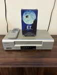 Magnavox MVR650MG/17 Vhs Vcr Oem Remote Cables Tested Clean Compact Used. Price: $65.00.