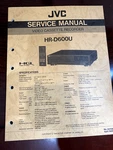 Jvc HR-D600U HRD600U Repair Service Manual From The Usa **original** Very. Price: $28.99.