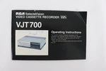Rca Selectavision Video Cassette Recorder Vhs VJT700 Operating Instructio Manual Very. Price: $16.85.